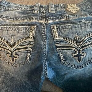 Men’s Rock Revival Eben straight leg 33x32 jeans